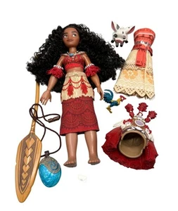 Disney Moana Feature Doll With Light-Up Necklace & Singing Function Box Has Min - Picture 1 of 24