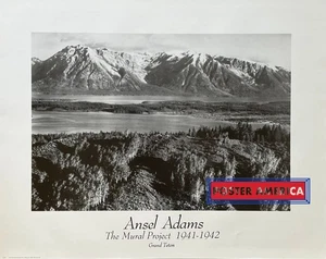 Ansel Adams The Mural Project Grand Teton Print 22 x 28 - Picture 1 of 1