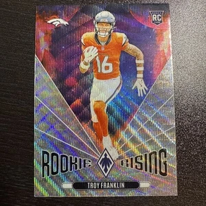 2024 Panini Phoenix Rookie Rising Silver Wave Troy Franklin - Denver Broncos - Picture 1 of 2