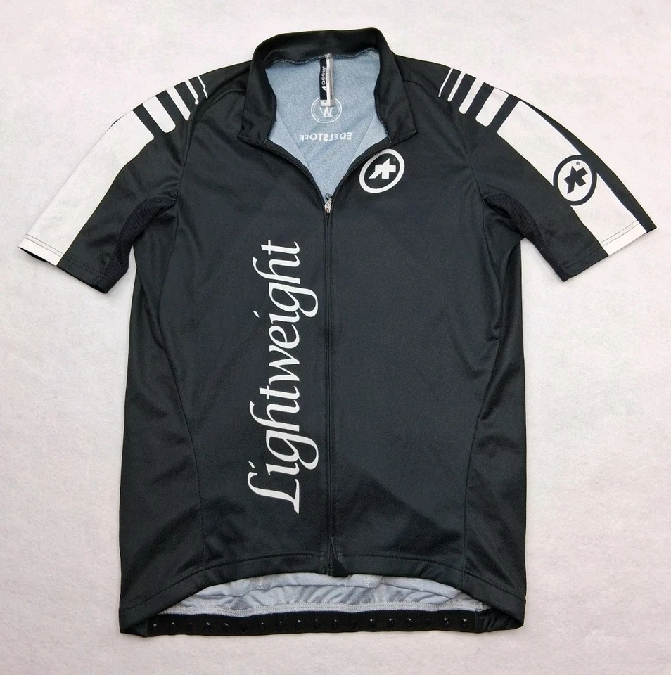 Assos Cycling Body R&D Jersey Shirt Adult XL Edelstoff Lightweight Black White - Image 1 of 4