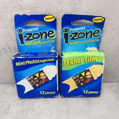 Pellicola adesiva tascabile istantanea Polaroid I-Zone foto lotto di 2 confezioni scadenza 2000 - Immagine 1 di 4