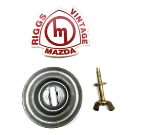 Boulon et plaque de fixation de pneu de rechange Mazda Rx7 S4 S5 FC 1986 à 1991 - Photo 1 sur 2