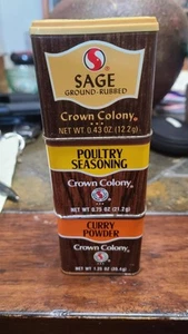 Vintage 1970s-1980s Safeway Spice Cans - Picture 1 of 3