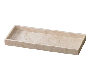 Natural Java Marble Tray Handcrafted Stone Organizer for Bathroom Vanity Offi... - Picture 1 of 7