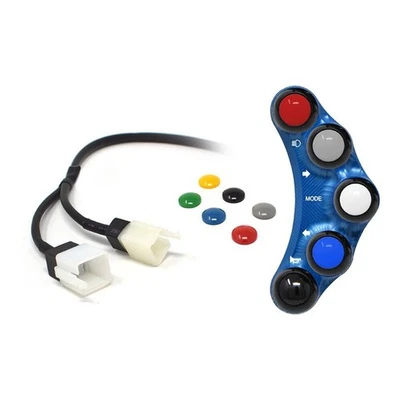 STREET VERSION LEFT SWITCH BLUE JETPRIME APRILIA RSV4 / R / RR 2009 - 16 - Image 1 of 4