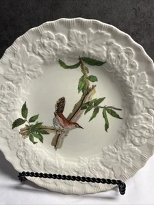 Vintage 1940's Alfred Meakin Birds of America Embossed Floral Dinner Plate, 11” - Picture 1 of 5