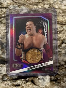 Ultimo Guerrero 2025 Panini Combat Anthology MLW Lucha Púrpura Paralelo #/125 - Imagen 1 de 2