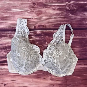 Thirdlove 30G 24/7 Spitze Kontur Plunge gepolsterter Bügel BH weiß beige LESEN*** - Bild 1 von 5