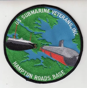 US SUBMARINE VETERANS, INC. HAMPTON ROADS BASE PATCH - Picture 1 of 1