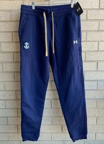 Under Armour USNA Midshipmen Jogger Sweatpants 1364281 413 - Size Large - NWT Cover