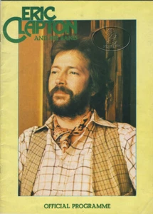 ERIC CLAPTON 1977 SLOWHAND Tour Concert Program Tour Book RONNIE LANE - Picture 1 of 2