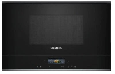 Siemens BF722L1B1 iQ700 Einbau Mikrowelle, 59,4 cm breit, 900W, 21 L, TFT Touchd - Bild 1 von 4