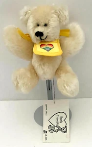 Oso de peluche hecho a mano ojos de vidrio mohair 5 pulgadas diseñador Deanna Dault - Imagen 1 de 10