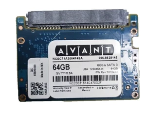 Nuevo Avant NCSC71A3064F4SA 64GB 6Gb/s SATA 3 SSD Medio Delgado/Compacto SSD - Imagen 1 de 4