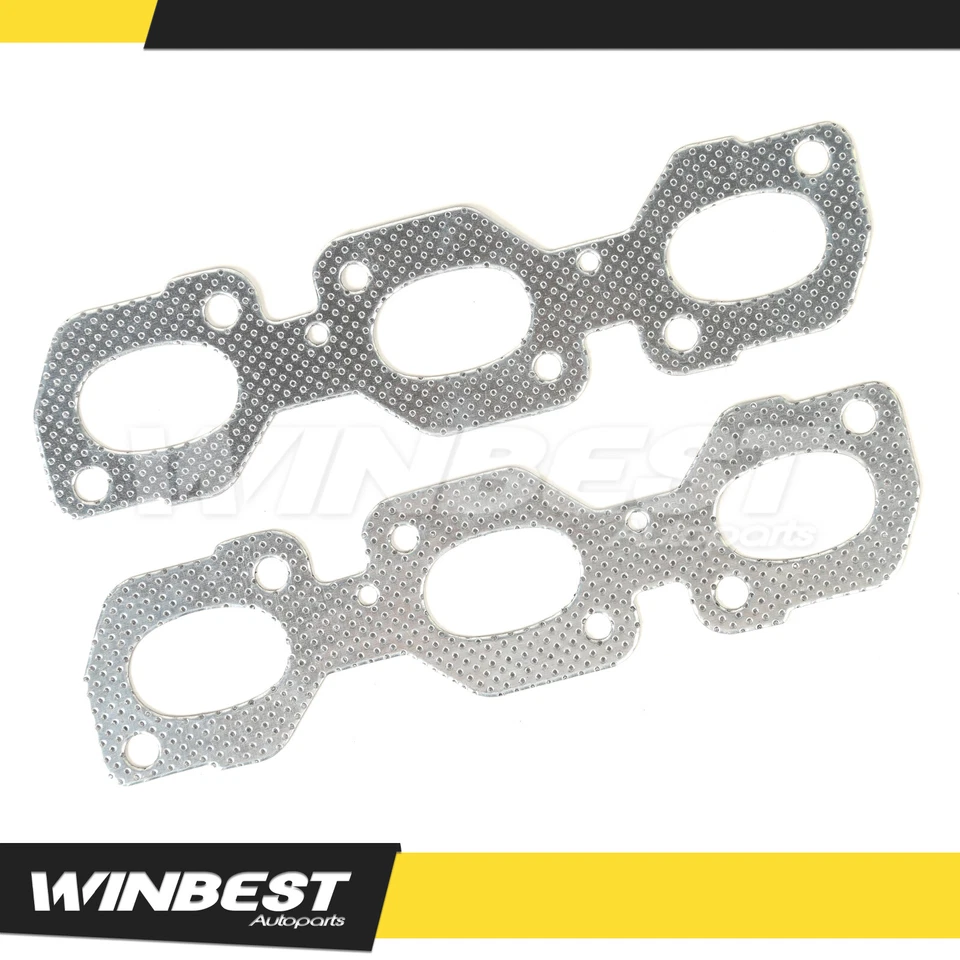 Compatível com 95-12 Mercury Mystique 2.5L 3.0L DOHC 24v DURATEC junta coletor de escape - Imagem 1 de 4