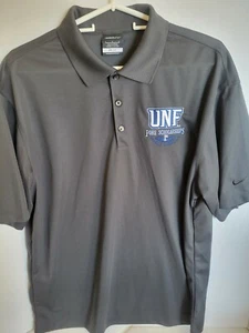 NIKE Golf men's L Charcoal Polyester University North Florida Fore Scholarships - Picture 1 of 5