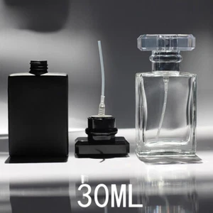 1/2/3PC 30ml Empty Glass Perfume Spray Bottle Atomizer Cologne Refillable Travel - Picture 1 of 17