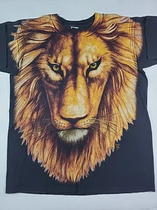 Camicia vintage anni '90 Lion DOP, taglia large, 22x28,5" - Foto 1 di 8