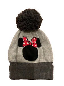 NWOT CUTE! Girl's Disney GAP Minnie Mouse Gray Winter Hat Cap Beanie S/M - Picture 1 of 1