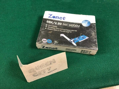 Zonet 56k V.92 Data-Fax modem new in sealed box - Image 1 of 4