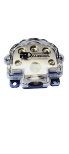 RDCARSHOW 1 IN 5 WAYS OUT WAY POWER DISTRIBUTION BLOCK 0/2/4/8 GAUGE CAR AUDIO - Picture 1 of 7