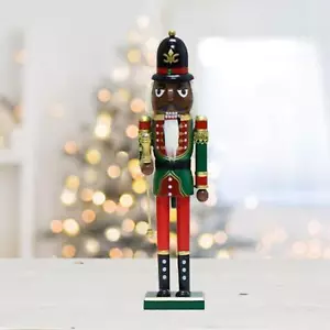 Christmas Nutcracker Figurine 15.7" Puppet for Holiday Room Bedroom - Picture 1 of 5