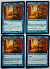 MTG Magic the Gathering  SAGE OWL X4 (Weatherlight Blue) Creature