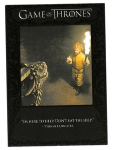 GAME OF THRONES SEASON 6 QUOTABLE CARD Q51 - Foto 1 di 1