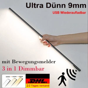 LED Unterbauleuchte 3in1 Dimmbar Mit Bewegungsmelder USB AKKU Küche Schranklampe - Bild 1 von 20