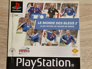 AVISO MANUAL SOLO EL MUNDO DE LOS AZULES 2 SONY PLAYSTATION 1 PS1 - Imagen 1 de 1