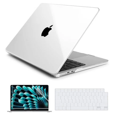 For MacBook Air 13" 15" Case Shell Keyboard Cover & Screen Film M2 M3 M4 2025 - Image 1 of 4