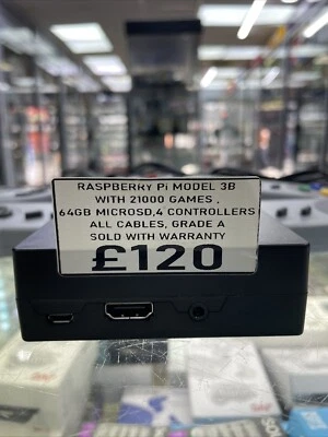 Raspberry Pi 3 Model B V1.2 1GB With Case  Complete Set 4 Controllers 64gb Memor - Image 1 of 4