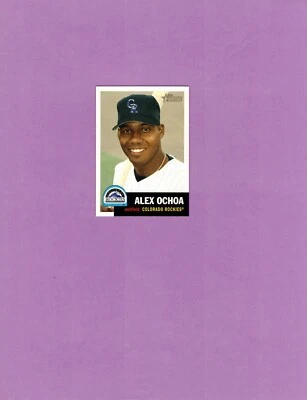 2002 Topps Heritage #230 Alex Ochoa! Colorado Rockies! - Image 1 of 2