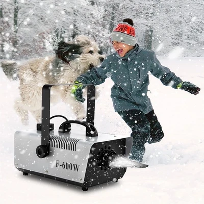 600W Snow Machine Snowflake Machine Flake Maker Stage DJ Xmas Flake Decor Effect - Image 1 of 4