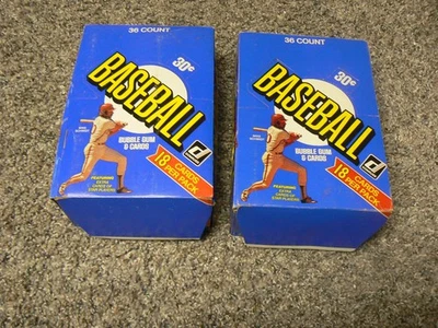 1981 Donruss Baseball Wax Box 36 Packs Tim Raines RC Rookie - Image 1 of 2