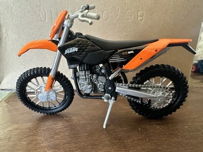 Maisto 1:18 scale KTM 450 EXC Motorcycle dirt race Motocross Diecast models toys - Image 1 of 3