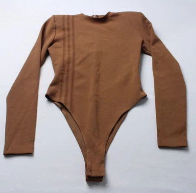 Adidas X Ivy Park Mujer 3 Rayas Body CD4 Marrón Salvaje Mediano Nuevo con Etiquetas Foto 1 de 4
