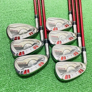 Lefty TaylorMade BURNER Iron Set 5I～9I.Pw.Sw 7Pcs RE＊AX SUPERFAST 55 Flex S Used - Picture 1 of 8
