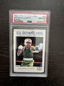 1992 Impel Olympicards 23 Oscar De La Hoya RC PSA 10 Golden Boy USA Boxing