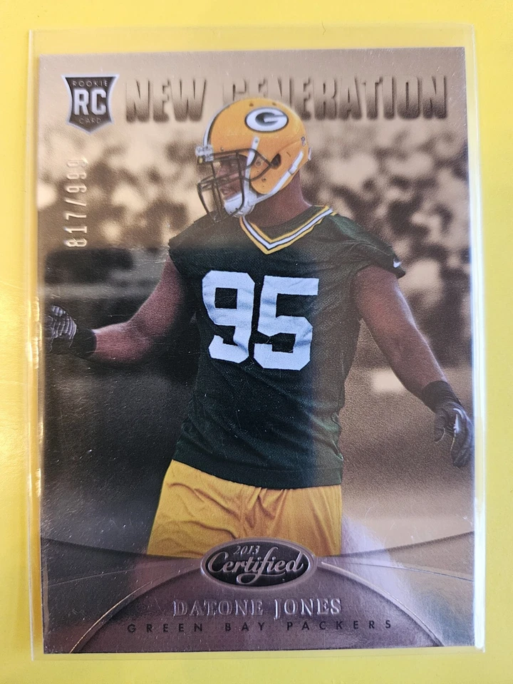 2013 Certified #222 Datone Jones RC 817/999 - Green Bay Packers - Image 1 of 1