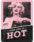 Marilyn Monroe Einige Wie Es Hot Kleines Metallschild 200mm x 150mm (Na )