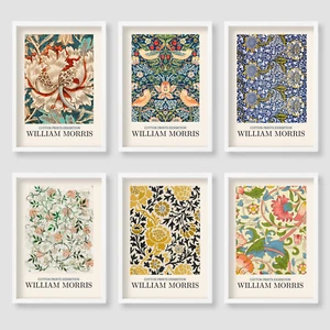 William Morris Print Vintage Classic Canvas Wall Art Gift Home Poster A4 A3 - Picture 1 of 7