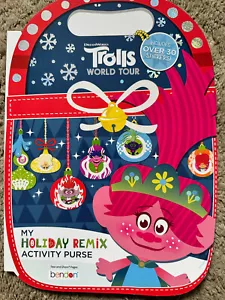 DreamWorks Trolls World Tour Holiday Remix Sticker and Activity Book Bendon NEW - Imagen 1 de 4