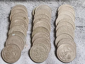 Lot 30 MEXICO $20 Pesos, 1980s-1984s Mexican coin, Mayan Indian Headdress - Picture 1 of 4