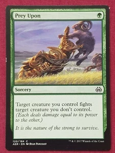 Magic The Gathering AETHER REVOLT PREY UPON green card MTG - Picture 1 of 2