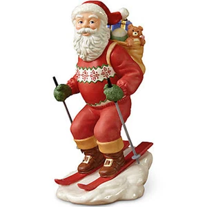 Lenox 2013 Santa's Downhill Dash Figurine, Limited Ed., NIB - Picture 1 of 9