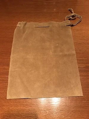 Bolso Saco BANANA REPUBLIC Cuero Gamuza Marrón con Cordón  Foto 1 de 4