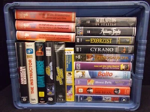 VHS-Filme, 19 Stück, Sammlung, Div.! #K-379 - Picture 1 of 1