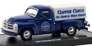 STUDEBAKER 2R Camion - PAN AM - 1954 - blu - M2 1:64 - Foto 1 di 6