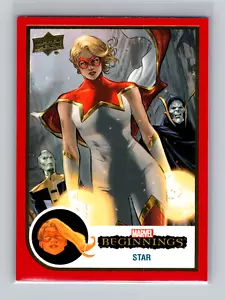 2022 UD Marvel Inizio Base Bordo Rosso #178 Stella - Foto 1 di 2